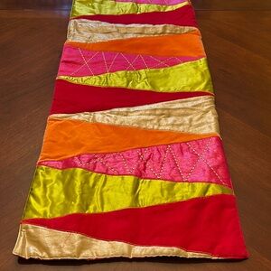 Satin and Velvet Table Runner